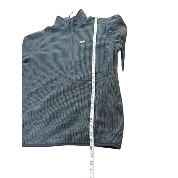 Mountain Hardwear Pullover Men's Blue Outdoor Utility Mock Neck Half Zip Large - Picture 9 of 10